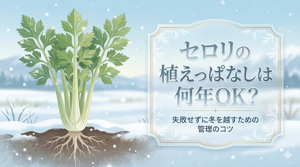 セロリの植えっぱなしは何年OK？失敗せずに冬を越すための管理のコツ | ブルームノート
