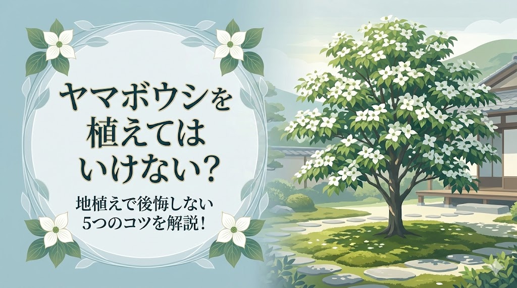 山ぼうしの樹を植えてはいけない？後悔する真相とプロの庭造り